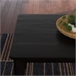 Homestyles Brentwood Rectangle Mid-Century Wood Dining Table in Black
