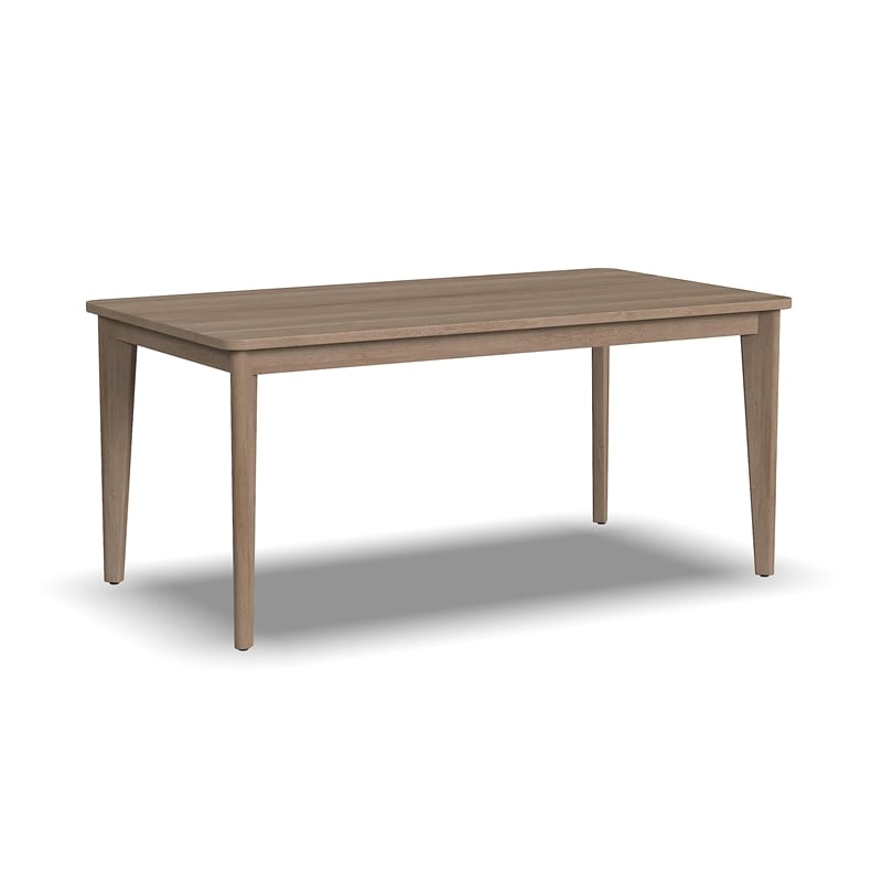 Homestyles Brentwood Rectangle Mid-Century Wood Dining Table in Brown