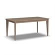 Homestyles Brentwood Rectangle Mid-Century Wood Dining Table in Brown