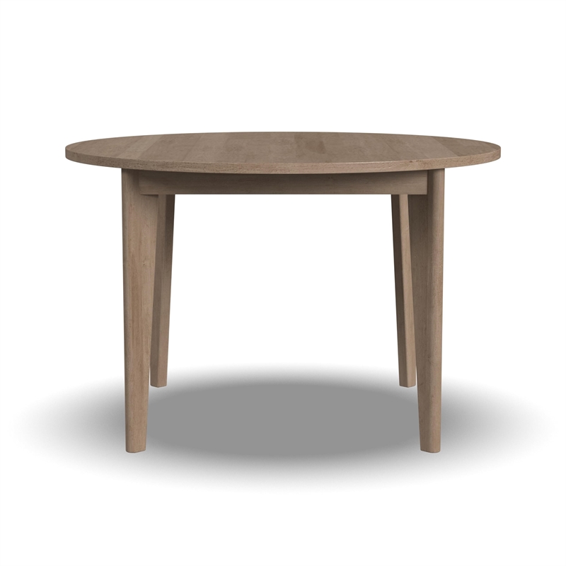 Homestyles Brentwood Round Mid-Century Wood Dining Table in Brown