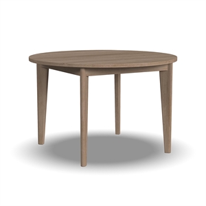 Homestyles Brentwood Round Mid-Century Wood Dining Table in Brown
