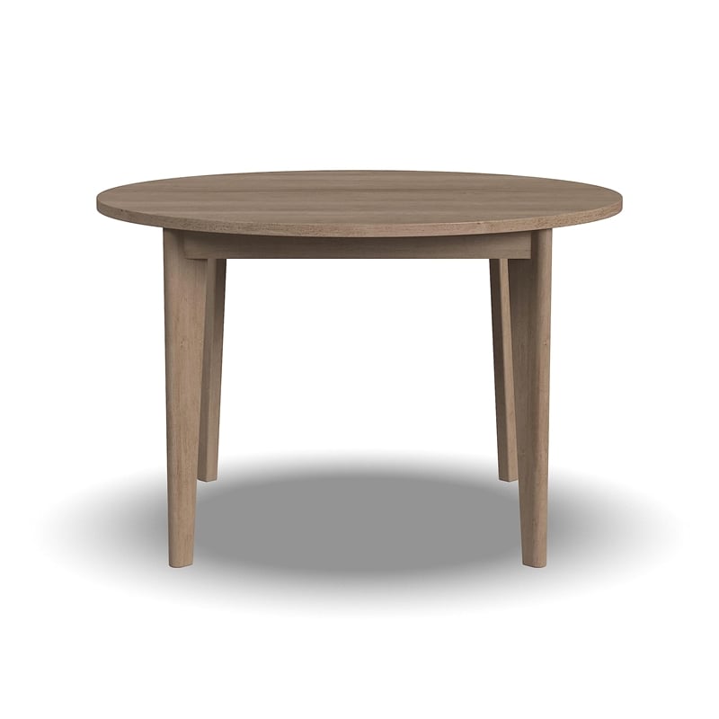 Homestyles Brentwood Round Mid-Century Wood Dining Table in Brown