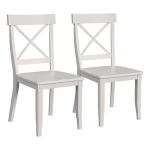 Homestyles Warwick Off White Dining Chairs - Set of 2 Chairs