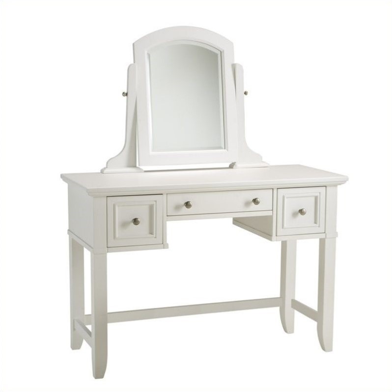 Home Styles Naples Vanity Table In White Finish 95385812621 Ebay
