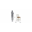 Homestyles Monarch Wood Counter Stool in Off White