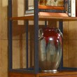 Homestyles Modern Craftsman Wood Media Tower in Brown
