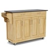 Homestyles Create-a-Cart Wood Rolling Kitchen Cart in Brown