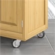 Homestyles Create-a-Cart Wood Rolling Kitchen Cart in Brown