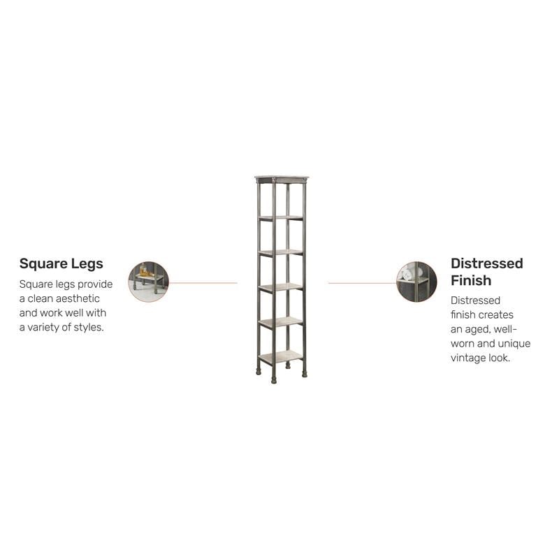 Homestyles Create-a-Cart Wood Kitchen Cart in Off White