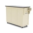 Homestyles Create-a-Cart Wood Kitchen Cart in Off White