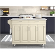 Homestyles Create-a-Cart Wood Rolling Kitchen Cart in Off White