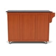 Homestyles Create-a-Cart Wood Rolling Kitchen Cart in Brown