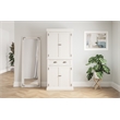 Homestyles Nantucket Wood Pantry in Off White