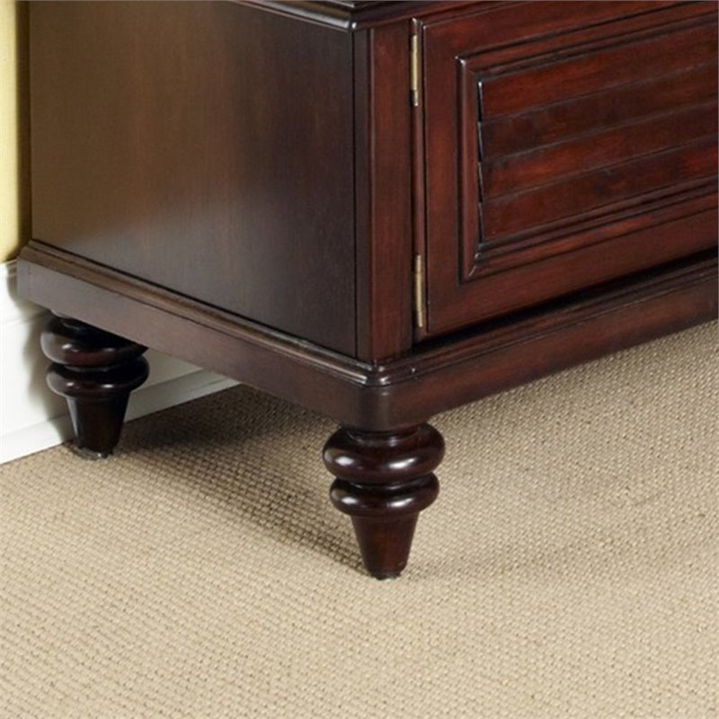 Homestyles Bermuda Brown Wood Hall Tree Cymax Business