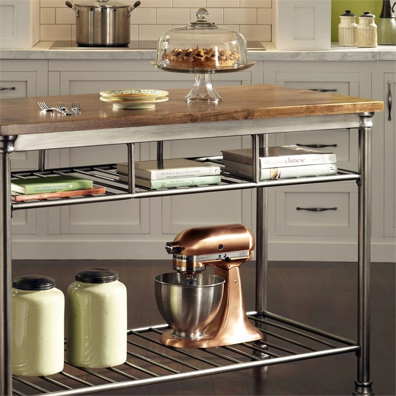 Homestyles Orleans Brown Kitchen Island
