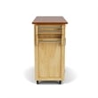 Homestyles Create-a-Cart in Natural Finish with Oak Top