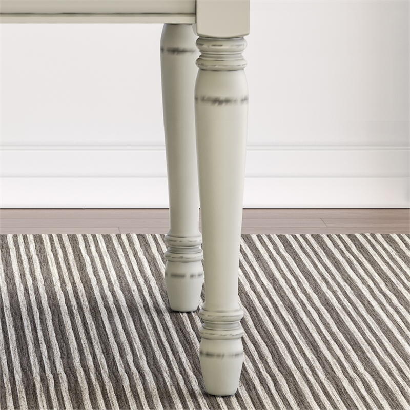 Homestyles Monarch Wood Dining Table in Off White | Cymax Business