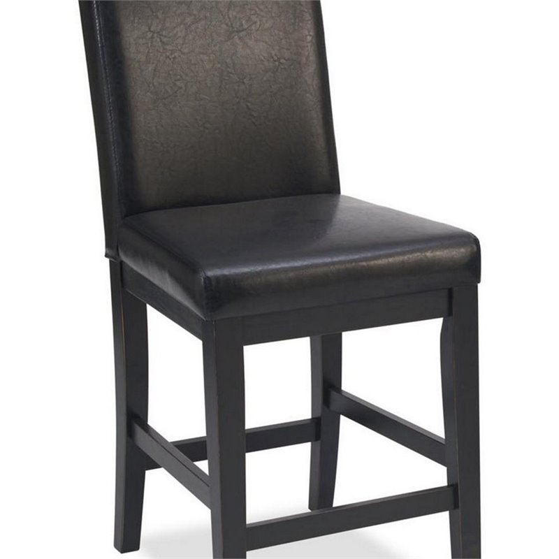 Nantucket Black Wood Counter Stool Cymax Business