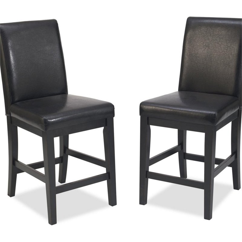 Nantucket Black Wood Counter Stool Cymax Business