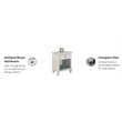Homestyles Bermuda Off White Nightstand
