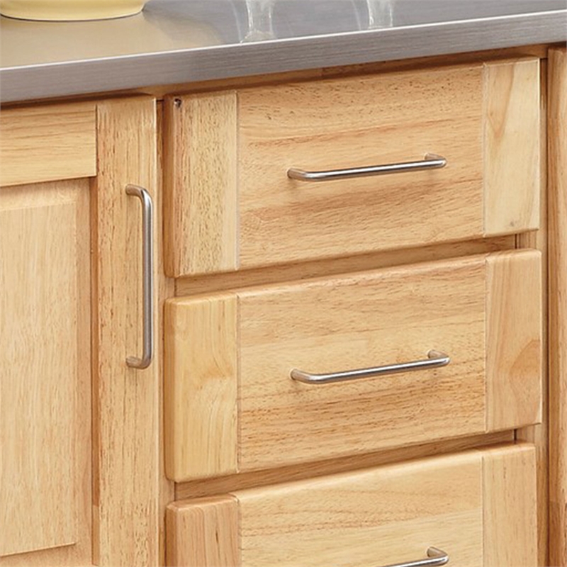 Homestyles General Line Wood Kitchen Cart in Brown