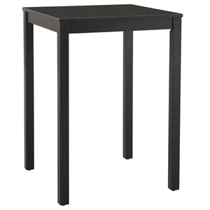nantucket black wood high dining table