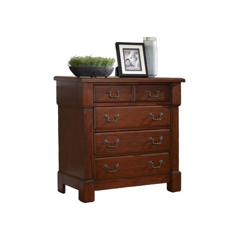 Drawer Chest in Rustic Cherry 552041
