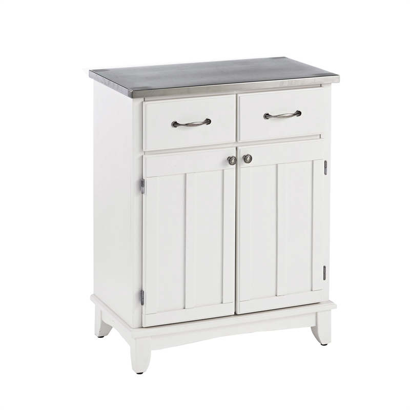 Homestyles Buffet of Buffets Wood Buffet in Off White