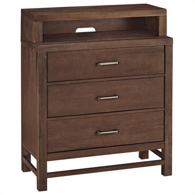 Home Styles Barnside Media Chest in Aged Barnside   5516 041