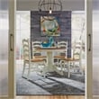 Homestyles French Countryside Wood 5 Piece Dining Set in Off White