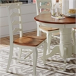 Homestyles French Countryside Wood 5 Piece Dining Set in Off White