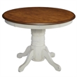 Homestyles French Countryside Wood 5 Piece Dining Set in Off White