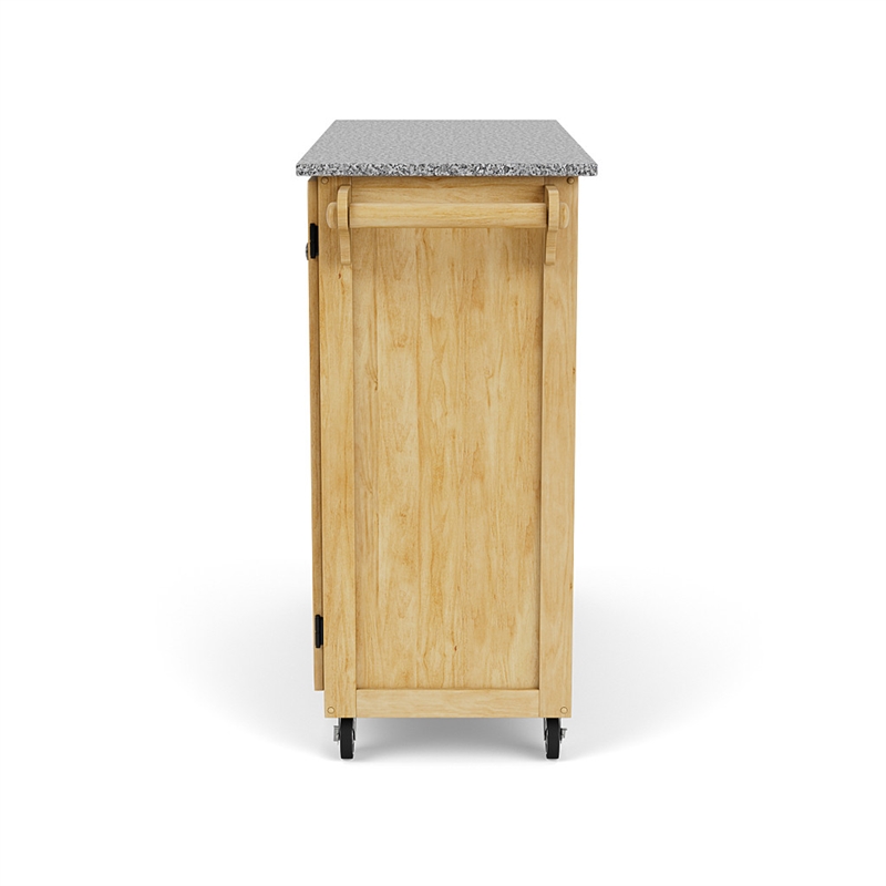 Homestyles Create-a-Cart Wood Rolling Kitchen Cart in Brown