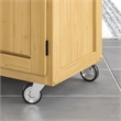 Homestyles Create-a-Cart Wood Rolling Kitchen Cart in Brown