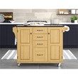Homestyles Create-a-Cart Wood Kitchen Cart in Brown