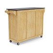 Homestyles Create-a-Cart Wood Kitchen Cart in Brown