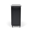 Homestyles Create-a-Cart Wood Rolling Kitchen Cart in Black