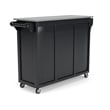Homestyles Create-a-Cart Wood Rolling Kitchen Cart in Black