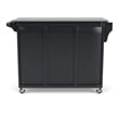 Homestyles Create-a-Cart Wood Rolling Kitchen Cart in Black