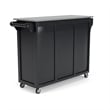 Homestyles Create-a-Cart Wood Rolling Kitchen Cart in Black