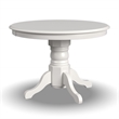 Homestyles Warwick Wood Dining Table in Off White