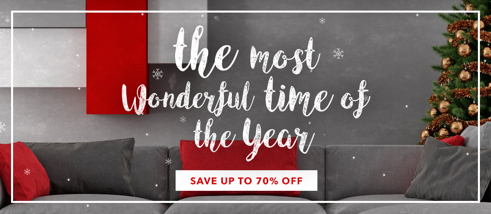The Most Wonderful Time of the Year: Save up to 70% off