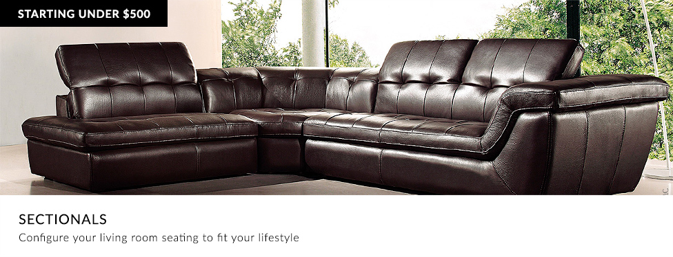 Sectionals: Configure your living room seating to fit your lifestyle