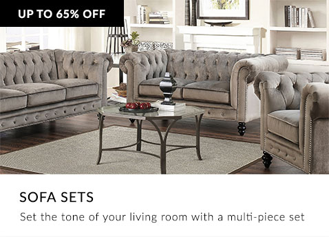 Sofa Sets: Set the tone of your living room with a multi-piece set