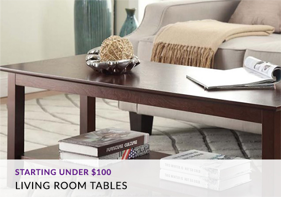 Living Room Tables Starting under $100