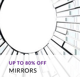 Mirrors up to 80% off