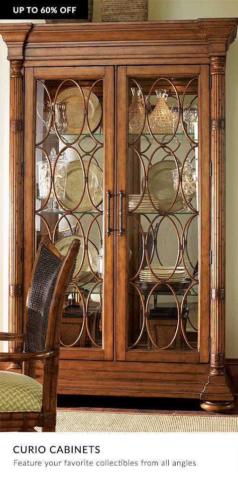 Curio Cabinets: Feature your favorite collectibles from all angles
