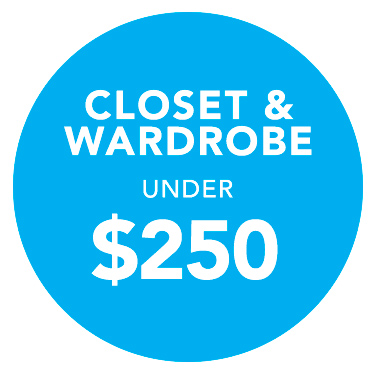 closet and wardrobe under $2500