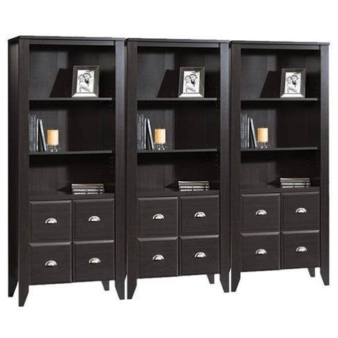 wall bookcases