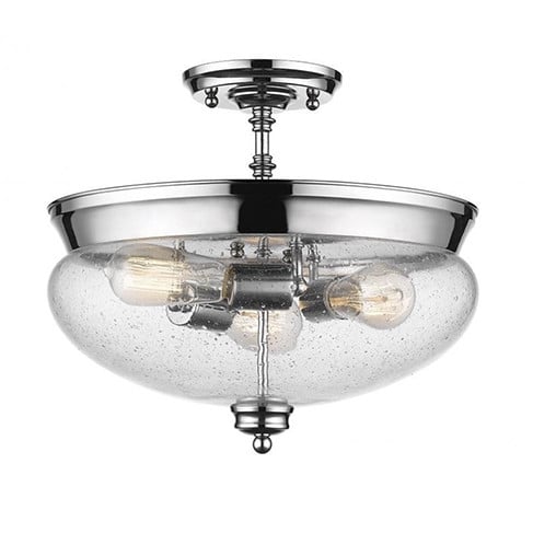 semi flush mount lights